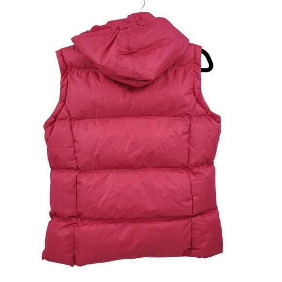 Climate Concepts Women's Hooded Puffer Vest L Pink Fuchsia Quilted Pockets - Picture 4 of 12
